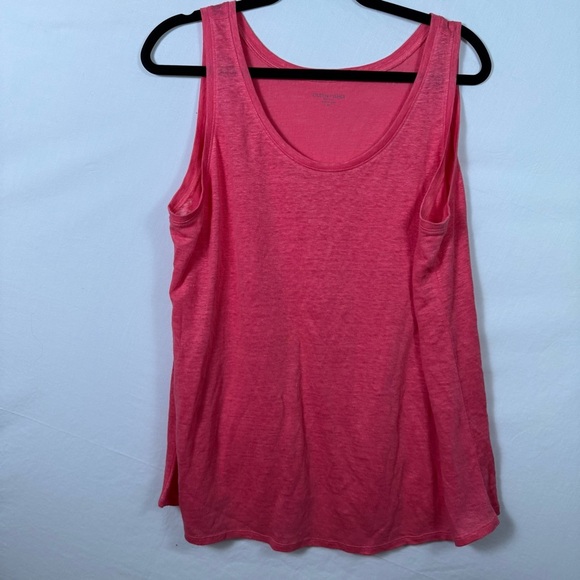 Eileen Fisher Pink Sleeveless Tank Top Women’s Size PL - Picture 1 of 5